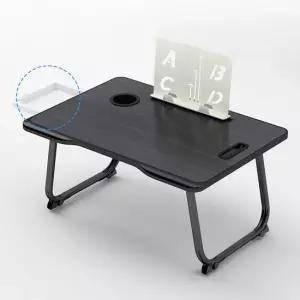 미니 침대 책상 트레이 노트북 서랍 테이블 접는 다용도 좌식테이블 컴퓨터책상 사이드