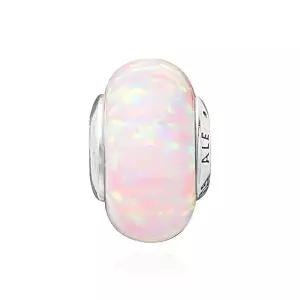 [ PANDORA] 791691C03 오팔러센트 핑크 무라노 실버 참