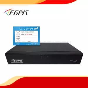 이지피스 QHDVR-2104L_V2 400만 화소 4채널 녹화기 HDD 미포함 CCTV DVR