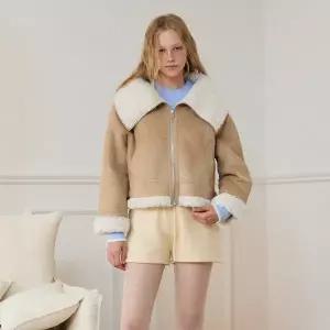 [에고이스트]ER4OMZ51빅카라페이크무스탕자켓_DJ