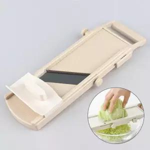 시모무라 와이드 다용도 채칼-3종 날/양배추 슬라이서