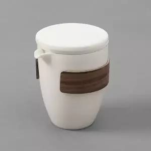 백자 다완 3인 도자기 휴대용 다기세트 (WF28DD1)