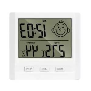 습도계 탁상시계 온습도계 디지털온도계 리터스 겸용 (WFB9268)