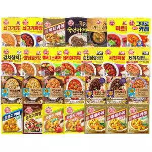 오뚜기 3분 요리 56종 쇠고기카레200g/매운맛 /짜장/햄버그/미트볼/백세카레