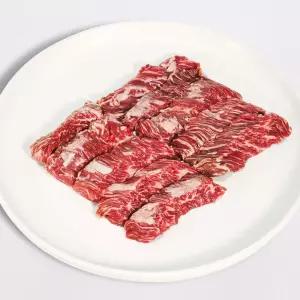 마장동 한우이츠 안창살 스테이크 200g 1++등급 투뿔 한우 소고기