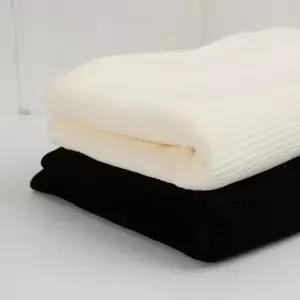 유명한원단 벨로아원단 면 스판 다이마루 아이보리 블랙 2종