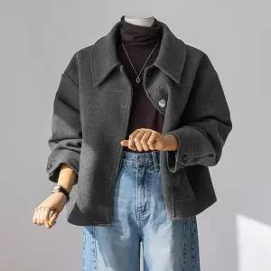 (안나앤플러스) A. 지안 헤링본 코트[코트D0926I02] 빅사이즈