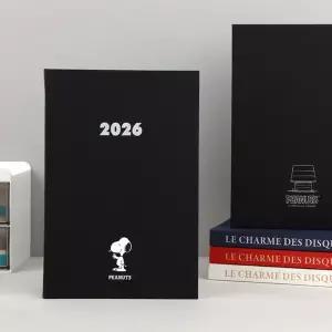 피너츠 2026 다이어리/일러스트 먼슬리플래너 스케줄러 스누피 양장다이어리