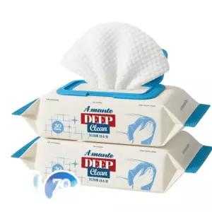 아망떼물티슈 APP전용 런칭 EVENT 딥클린 물걸레청소포 먼지 바닥 청소물티슈 대형 5팩 150매