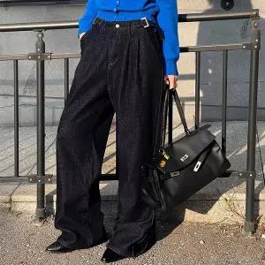 [난닝구] 티니보 기모핀턱데님팬츠