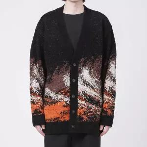 [롯데백화점]본 MAGNUM 플루이드 자카드 가디건 BN3WSW883BK