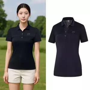 [하프클럽/콜핑]콜핑 여성 아이스본 냉감 메쉬 등산 반팔 카라 티셔츠 KSC484S