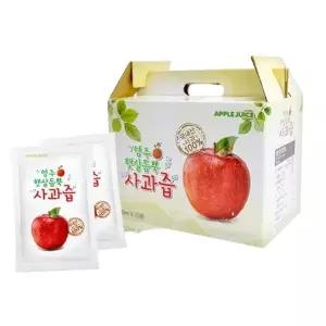경북 영주 국내산 사과 앤드마켓 햇살 듬뿍 사과즙 100ml x 50팩