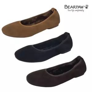 [베어파우](하남점)(BEARPAW) 여성 소가죽 안감(털) 플랫슈즈 JOVIE 3종 K3046RC