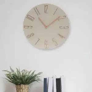 거실 벽 시계 모던 북유럽 집들이선물 무소음 벽 시계 디자인 원형 침실 인테리어