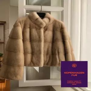 호리젠탈 밍크 자켓 프리미엄 코펜하겐퍼 겨울 연말룩 하객룩