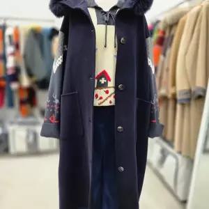 [베네통]쿠스 퍼트리밍 후드 코트 BACTA9561DN_IC