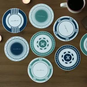 카페 컵받침대 실리콘 커피잔 레스토랑 1P 티코스터