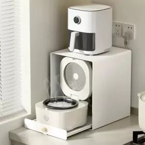 주방 밥솥 레일 전자렌지 선반 슬라이딩 에어프라이어 수납장 제품