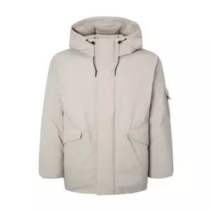 헤지스 남성 25FW [시즌오프][Lightweight] 베이지 구스다운 유틸리티 파카 HZJU5D505I2