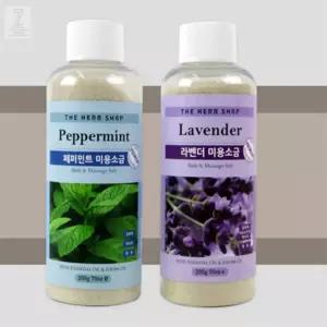 픽만 입욕제 바디스크럽 소금 쿨링 페퍼민트향 900G 족욕제