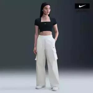 [매장정품]  우먼스 나이키 스포츠웨어 우븐 미드 카고 팬츠 HM6977-133