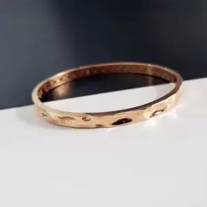 14k 18k 리플 플로우 뱅글 팔찌 4.8mm - 물결 웨이브 라인 데일리 여자 금팔찌