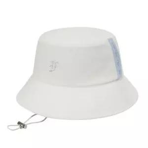 [팬텀][팬텀골프] 여성 로고 라인 배색 포인트 버킷햇 221E3CP205_WH_GN