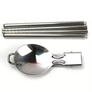 휴대용 접이식 수저세트/등산/캠핑/낚시/캠핑 등산수저세트 등산수저