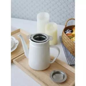 찻잎 우리기 촘촘한 손잡이 티포트 스텐망 차망 티인퓨저 차주머니 잎차