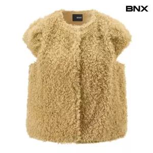 [BNX]테디 퍼 하프 크롭 자켓 (BX4JK021L0)