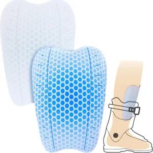 슈파쿨 2Pcs /4Pcs 스키 가드 젤 패드 6 x 4 인치 스노보드 정강이 재사용 가능한 부츠 라이너용 보호 압력