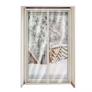 자석 비 커튼 방풍 현관 베란다 창문 방풍막 (WFL971U)