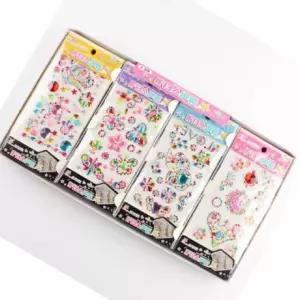 고퀄리티   반짝반짝 스티커 큐빅 보석 꾸미기 데코 반짝이 40개세트