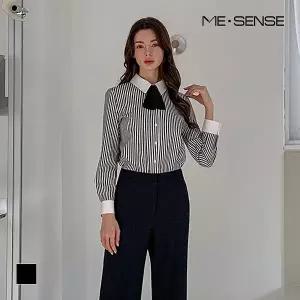 [미센스][미센스] 탈부착 타이 스트라이프 셔츠_MB52BLM104D (P003740069)