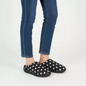 클리어런스SUBU DOTS  SB-63) 오리지널 퍼머넌트 F-라인 도트 기모 패딩 슬리퍼