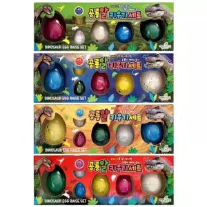 공룡알 키우기 세트 4개공룡인형 동물피규어 공룡피규어 장난감공룡 공룡