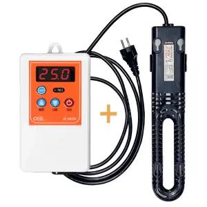세원 히터셋트 수족관히터 OKE-SHE200 물감지 2KW + 온도조절기 OKE-6422H 대용량 활어용 횟집용 대형어항