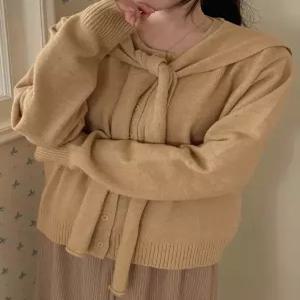 [엘루이즈][엘루이즈] [머플러SET] 스무디 폭닥 데일리 라운드넥 긴팔 가디건(5color)