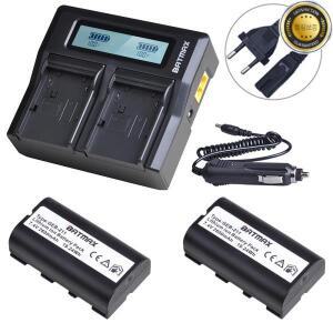 Batmax 교체 배터리 및 LED 급속 듀얼 충전기 TPS1200ATX1200GPS1200GRX1200RX1200TC1200 토탈 스테이션용