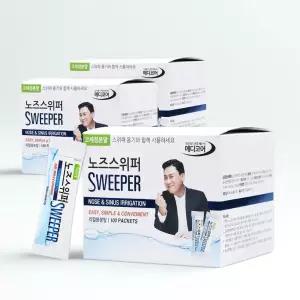 노즈스위퍼 코세정분말 300포 이상민 미세먼지 코세척 생리식염수 코청소 시원 상쾌