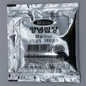 [아이싱싱]움트리양념쌈장 25gx350ea 고기양념일회용업소용 포장배달용캠핑용