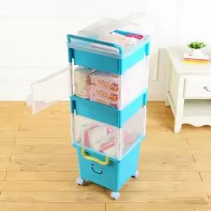 [텐바이텐]스마일기저귀정리함 혼합형정사각3단(탑1+홀더2)