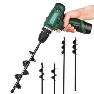 가든 홀 파종 구멍내기 경작기 모종심기 땅파는비트 원예공구 홈가든 땅파기비트