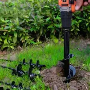 오거드릴 묘목 드릴 꽃 심는 땅 구멍 파기 드릴굴착기 땅파기드릴 드릴굴삭기 가든용품