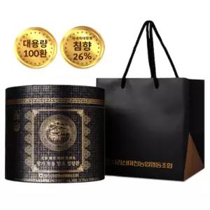 농협 왕가 녹용 발효 침향환 고함량 26% 명절 부모님 선물세트 100환 + 전용쇼핑백