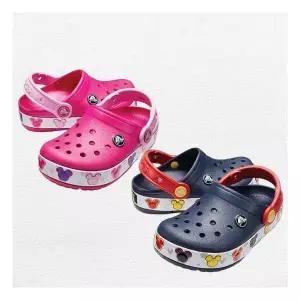 [크록스]키즈 크록밴드 미키 펀랩 라이츠 키즈 / 204994-410 204994-6X0 / Crocs Crocband Mickey FnLb L