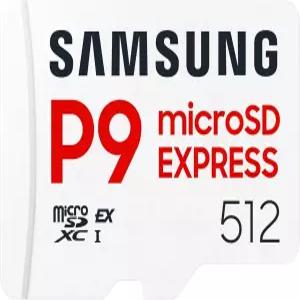삼성 P9 Express microSD 카드 512GB microSDXC 메모리 최대 800MB /s 닌텐도 스위치 TM 2용 (MB MK512T