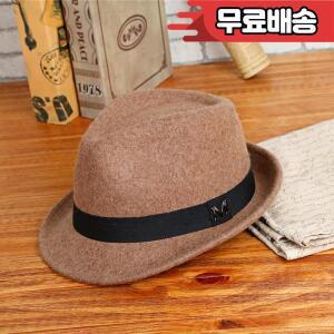 2025 남성 겨울용 두꺼운 따뜻한 펠트 페도라 모자 신사 재즈 캡 옴버그 클래식 좁은 챙 탑 햇