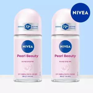 니베아 데오드란트 롤온 펄 뷰티 50ml 2개